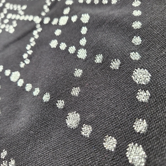 RVN Dress Black Silver Sparkly Body Con M - Picture 5 of 6